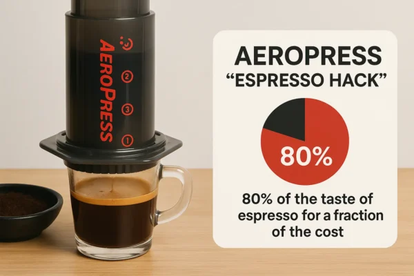 AeroPress 'espresso' hack delivers 80% of the taste for 10% of the cost - no $2,000 machine needed