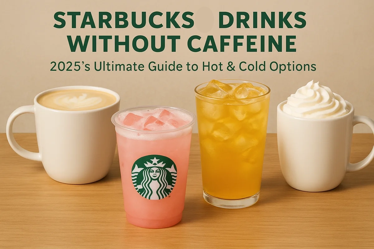2025's Ultimate Guide to Caffeine-Free Starbucks Drinks: Hot and Cold Options