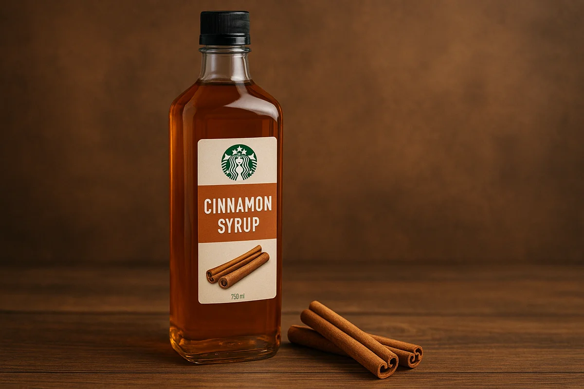 Cinnamon syrup used in drinks like Cinnamon Dolce Crème, which may contain tiny amounts of caffeine.