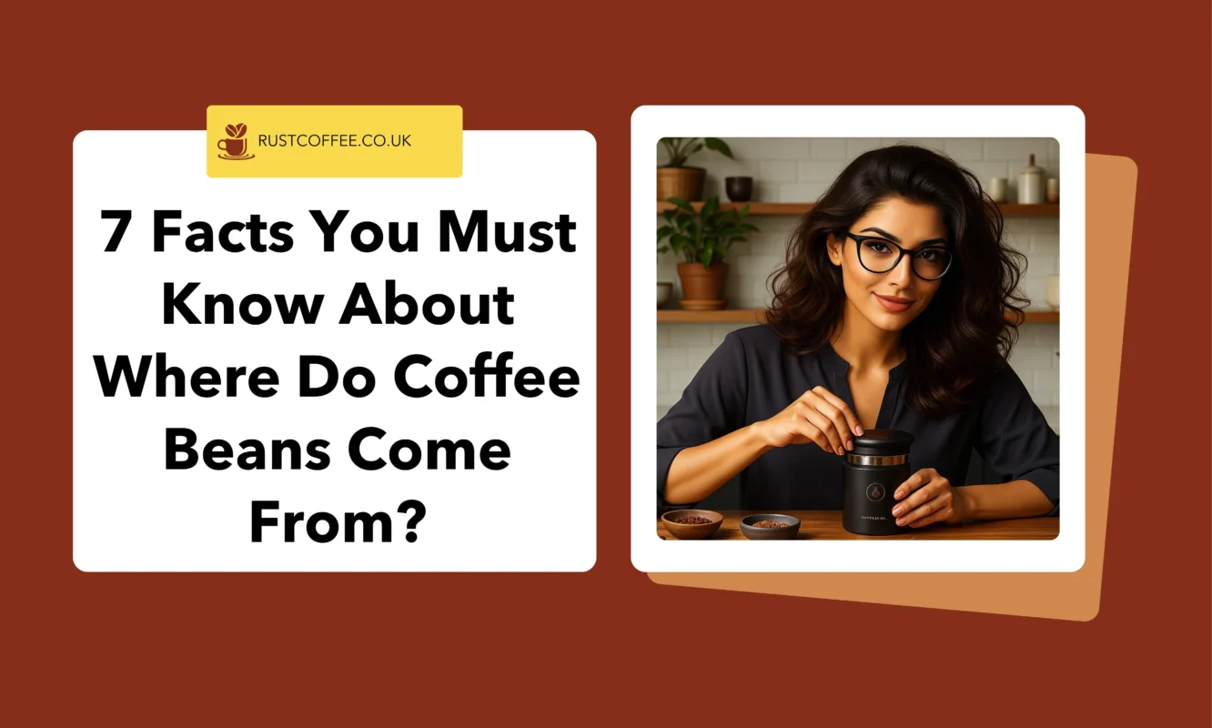 Atika Razzaq Q-Grader examining coffee beans, sharing expert insights on where do coffee beans come from? at RustCoffee.co.uk