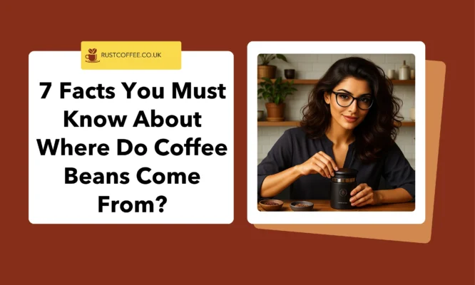 Atika Razzaq Q-Grader examining coffee beans, sharing expert insights on where do coffee beans come from? at RustCoffee.co.uk