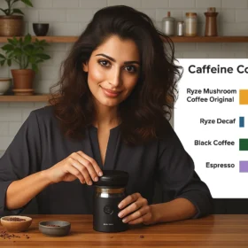 Caffeine content comparison: Ryze Mushroom Coffee vs Traditional Coffee - Detailed breakdown of caffeine levels in Ryze Original and Decaf. Does Ryze Mushroom Coffee Have Caffeine