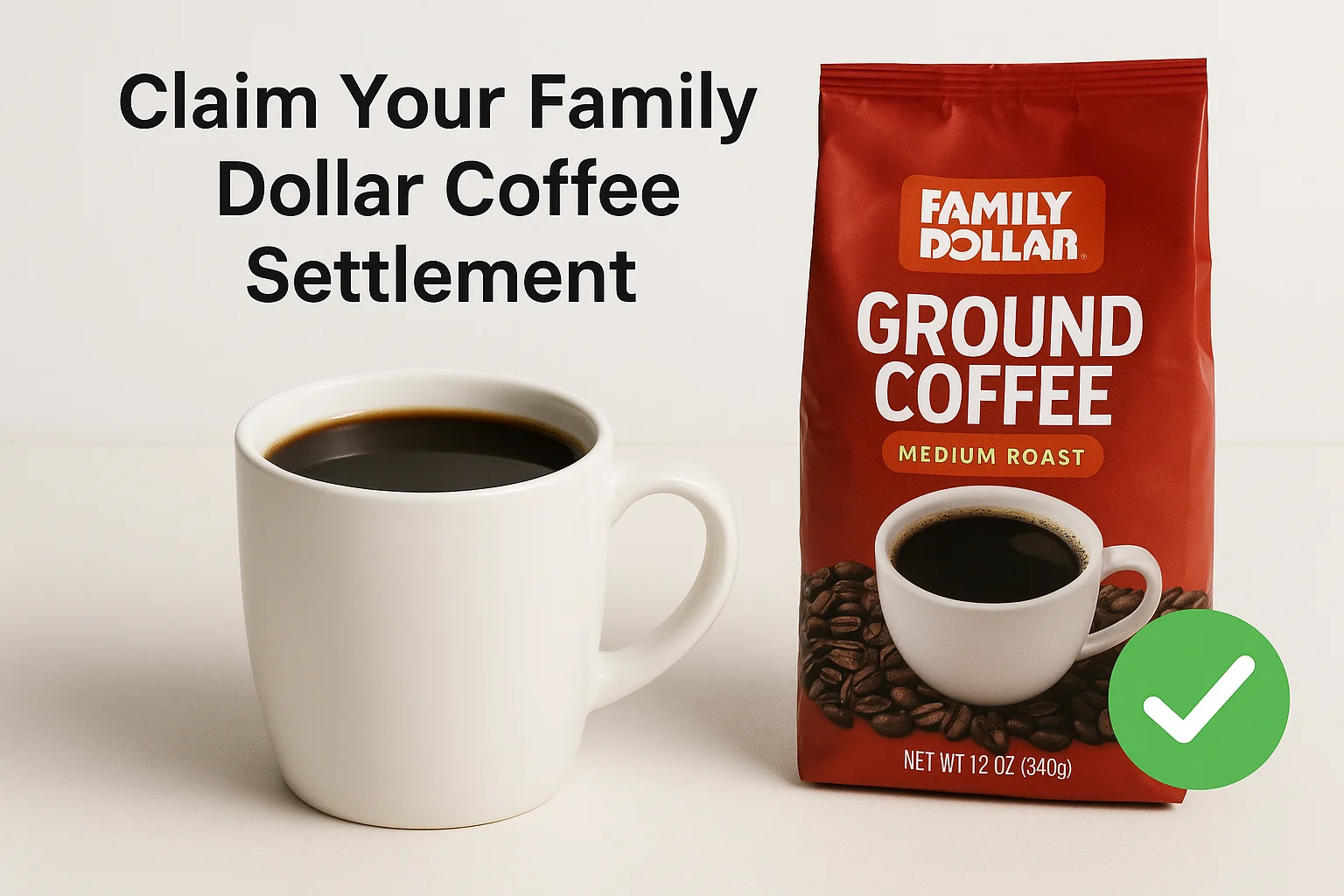 Family Dollar Ground Coffee Lawsuit Settlement Claim Process. Get up to $25 Compensation for Deceptive Packaging.